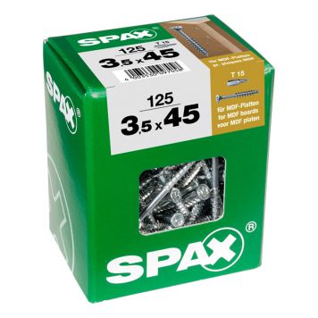 TRESKRUE SPAX MDF 3,5X45MM 125STK/PK