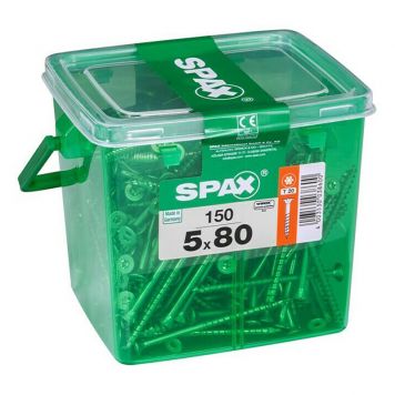 TRESKRUE SPAX WIROX 5,0X80 150STK/PK