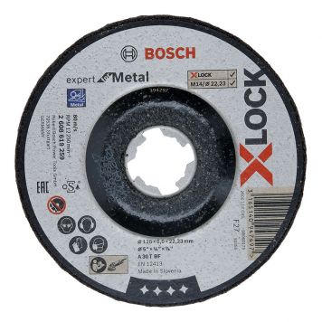 KAPSKIVA BOSCH X-LOCK EFM 125X22,2X6MM