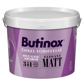 MALING BUTINOX ELEGANT MATT HVIT-BASE 9L