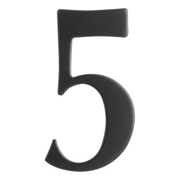 HUSNUMMER MILLERS 5 60MM SVART SELVKLEBENDE