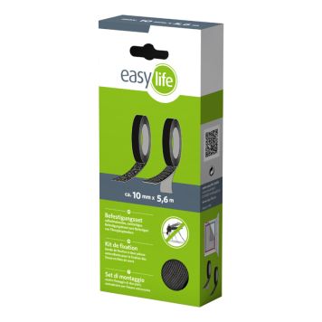 MONTERINGSSETT EASY LIFE FOR INSEKTSNETT 5,6M SVART