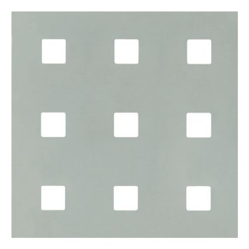 HULLPLATE GAH ALBERTS ALUMINIUM KVADRAT 1000X300X0,8MM