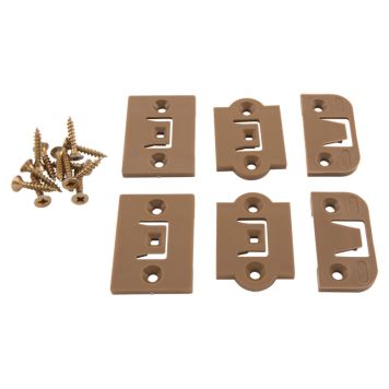 FESTEPLATE ASSA ABLOY FOR LETT INNERDØR BRUN                              