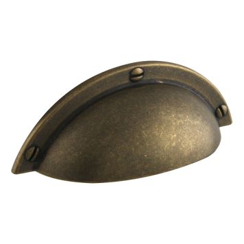 SKÅLHÅNDTAK MILLERS 64MM OKSIDERT MESSING