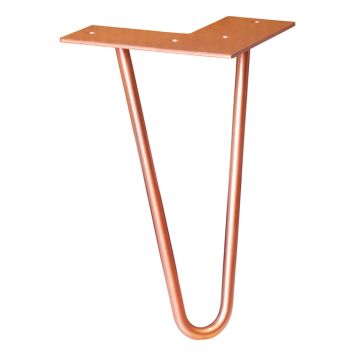 MØBELBEN WAGNER HAIRPIN 200MM ROSÉ  