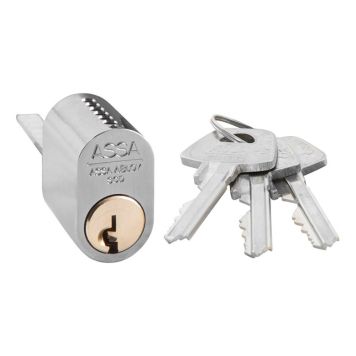 LÅSESYLINDER ASSA ABLOY BASIC 1307 MATT KROM