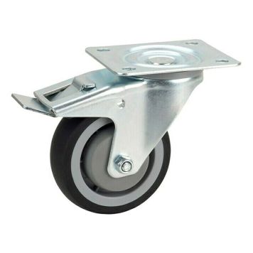 STYREHJUL DÖRNER & HELMER 100 MM PLATE BREMSE