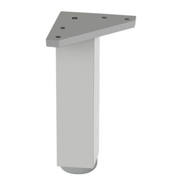 MØBELBEN 40X100MM MATT ALUMINIUM