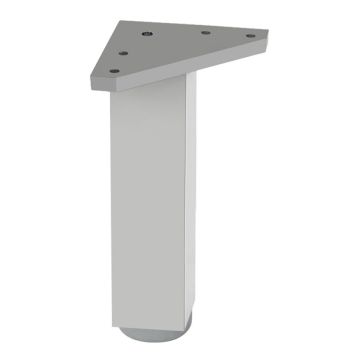 BORDBEN 40X40X150MM MATT ALUMINIUM