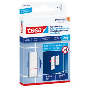 MONTERINGSSTRIPS TESA POWERSTRIP 2KG 9STK