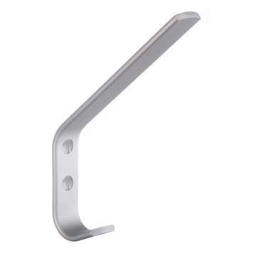 HATTEKROK BESLAGSBODEN 140MM MATT ALUMINIUM