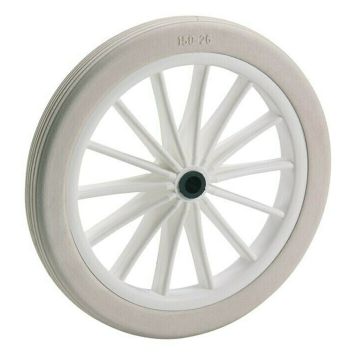 MØBELHJUL PVC HVIT 185X24X10MM 25KG