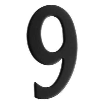 POSTKASSENUMMER BESLAGSBODEN 9 SELVKLEBENDE 50MM SVART