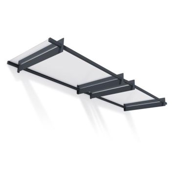 ENTRÉTAK CANOPIA NANCY 0,9X3M GRÅ KLAR PLATE