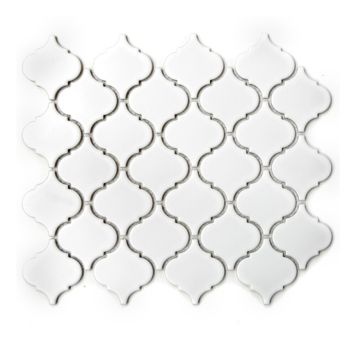 MOSAIKK LANTERN PATTERN UNI HVIT MATT CLP 11WM