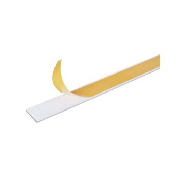 FLATPROFIL GAH ALBERTS ALUMINIUM SELVKLEBENDE 30X2/1M SØLV