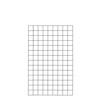 ESPALIER PLUS STÅL SVART 90X140CM Ø5MM