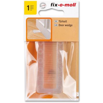 DØRSTOPPER FIX-O-MOLL 40 MM TRANSPARENT