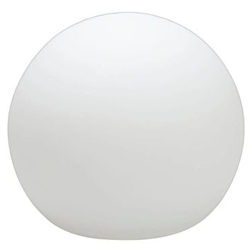 UTENDØRSLAMPE BULY 30CM KULEFORM IP65 HVIT