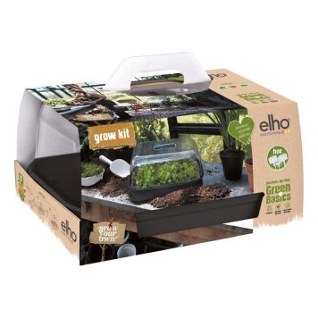 MINIDRIVHUS ELHO BASICS ALLIN1 GROW KIT LIVING SVART
