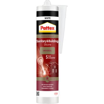 VÅTROMSSILIKON PATTEX 280ML HVIT