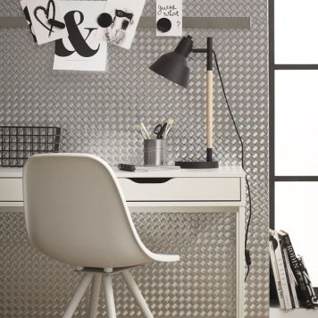 DEKORFOLIE D-C-FIX RIFLET PLATE METALLIC SELVKLEBENDE 45X150