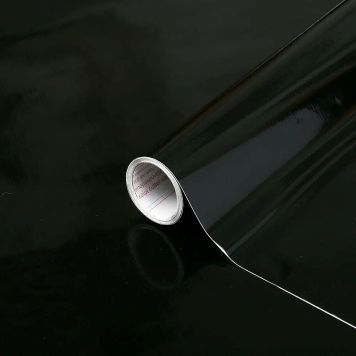 DEKORFOLIE D-C-FIX BLANK SORT SELVKLEBENDE 67,5X200CM