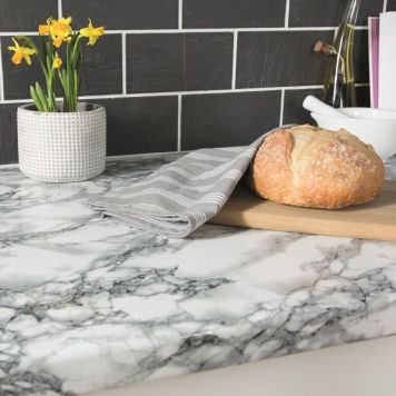 DEKORFOLIE D-C-FIX MARMOR HVIT SELVKLEBENDE 90X210CM