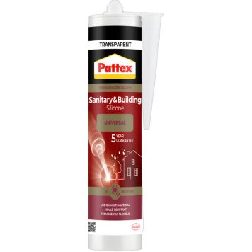 SILIKON PATTEX SANITÆR OG KONSTRUKSJON KLAR 280 ML