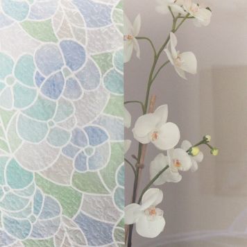 VINDUSFILM D-C-FIX LISBOA BLÅ SELVKLEBENDE 45X200CM