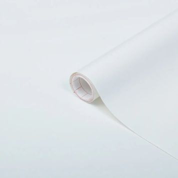 DEKORFOLIE D-C-FIX SILKEMATT HVIT SELVKLEBENDE 90X210CM