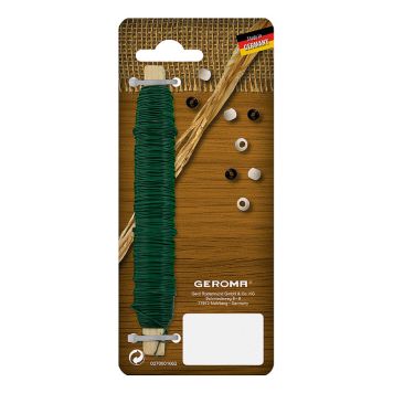 PLANTETRÅD METALL Ø0,65 MM GRØNN          