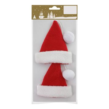 JULEPYNT NISSELUER RØD 2STK         