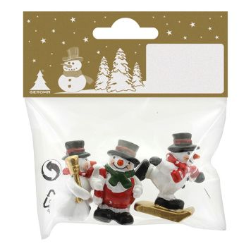 JULEPYNT JULEFIGURER 4CM 3PK               