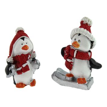 JULEDEKORASJON PINGVINGER 4,7CM 2STK