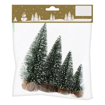 JULEDEKORASJON JULETRE 4STK