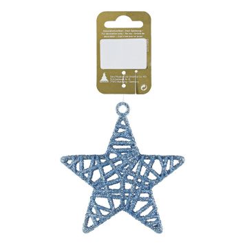 JULETRPYNT STJERNE TURKIS