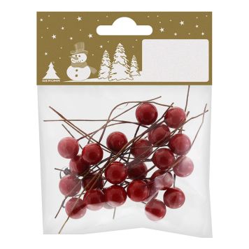 JULEPYNT BÆR 12MM 24STK