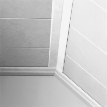 VINKELLIST LOGOCLIC UNI HVIT 22X22X2600MM