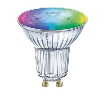 Spot Multicolour LED-reflektorlampe 4.9 W, 350 lm, GU10, Bluetooth, dimbar