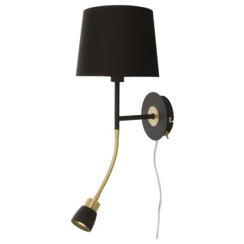 VEGGLAMPE ANETA EKETORP 40W E14 + 3W LED