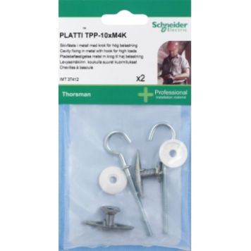 TPP PLATTI SCHNEIDER ELECTRIC 10MM M/KROK 2 STK