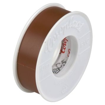 ISOLASJONSTAPE REV BRUN 0,15 MM X 15 MM X 25 M