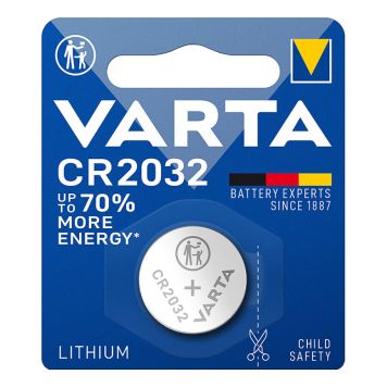 KNAPPCELLEBATTERI VARTA CR2032 3V