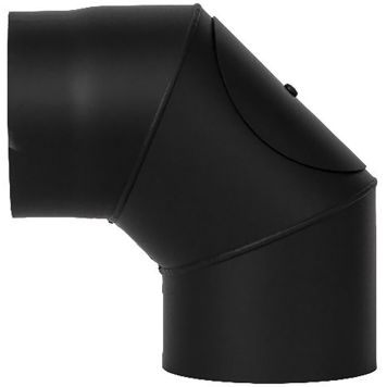 SKORSTEINSBØY ADURO 2X45° MED RENSELUKE 265X265MM