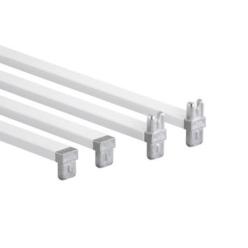 TVERRSTAG ELFA 450MM HVIT 2-PACK