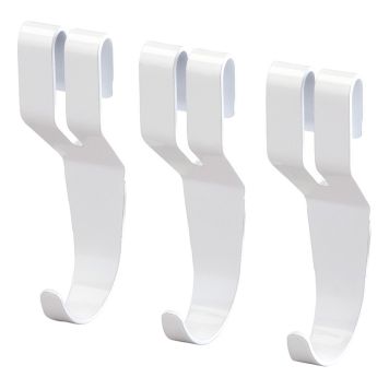 UNIVERSALKROK ELFA HVIT 3-PACK