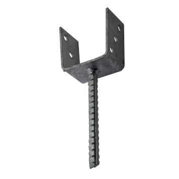 STOLPESKO STABILIT U-FORMET 71X50X80MM GRÅ