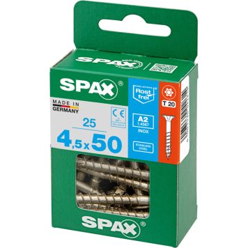 TRESKRUE SPAX RUSTFRI TFT 4,5X50MM 25STK